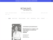 Tablet Screenshot of bowlinglawoffices.com